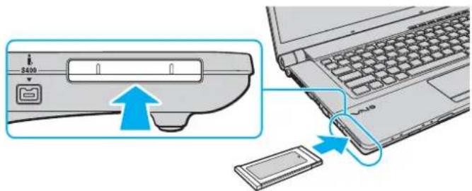 SONY Vaio VGN-FW56SR - Pour insérer un module expresscard - 1