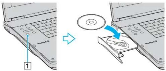 SONY Vaio VGN-AR41M - Pour insérer un disque - 2