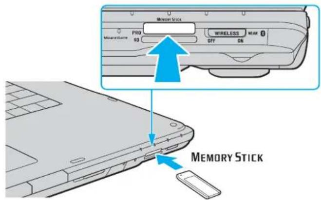 MEMORY STICK PRO SD WIRELESS OFF ON MEMORY STICK