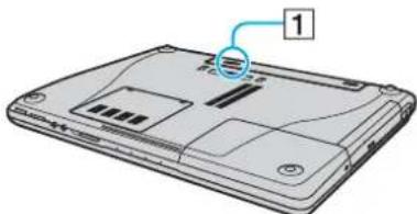 SONY Vaio VGN-FE31B - Αφαίρεση της μπαταρίας - 1