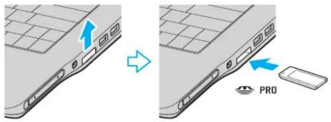 SONY Vaio VGN-FS115Z - Mise en place d'un memory stick - 1