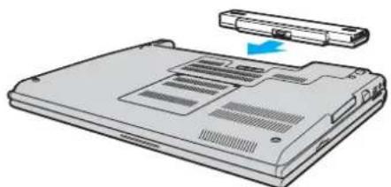 SONY Vaio VGN-SZ2XRP - Installation du module batterie - 2
