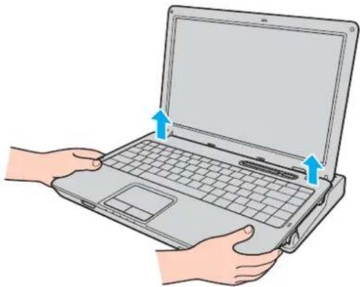 SONY Vaio VGN-C2Z - Déconnexion de l'ordinateur de la station d'accueil - 4