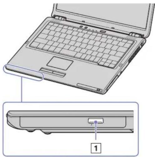 SONY Vaio VGN-S1XP - Utilisation du lecteur de disque - 1