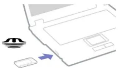 SONY Vaio VGN-S1XP - Mise en place d'un memory stick - 1
