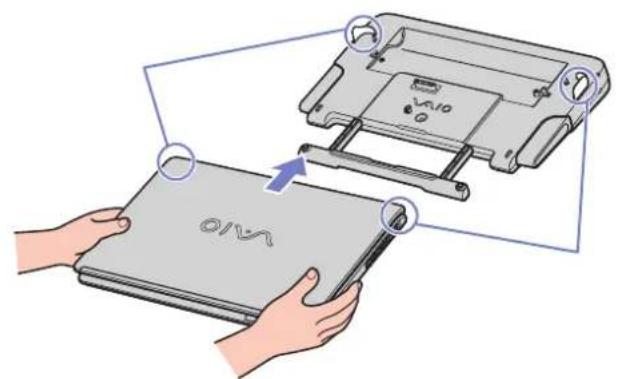 SONY Vaio VGN-S1XP - Branchement du répétiteur de ports à votre ordinateur - 5