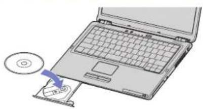 SONY Vaio VGN-S1XP - Utilisation du lecteur de disque - 2