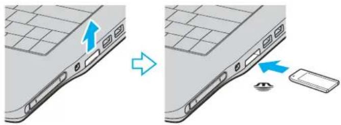 SONY Vaio VGN-FS495VP - Pour insérer un support memory stick - 1