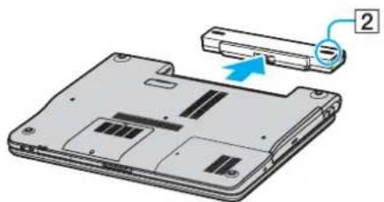 SONY Vaio VGN-FS495VP - Extraction du module batterie - 2