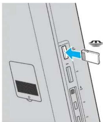 SONY Vaio VPCL14S1R - Insertion et retrait d'un support « memory stick - 2