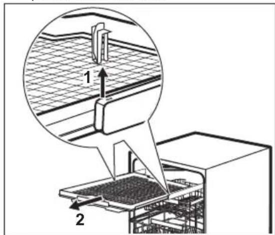 AEG CL638MM - Cleaning the ceiling spray arm - 2