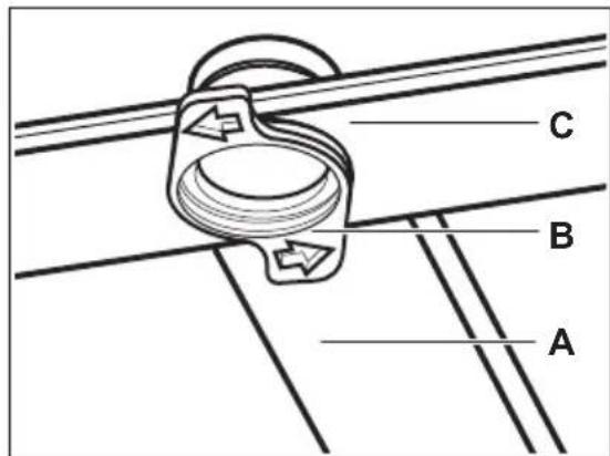 AEG CL638MM - Cleaning the ceiling spray arm - 1