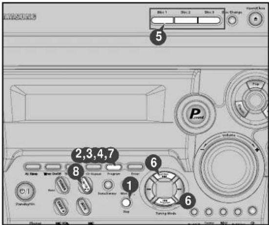 SAMSUNG MAX-B450 - Vérifiez et changez votre programmemation - 1