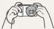 SAMSUNG WB251F - Tenue en main correcte de l'appareil photo - 1