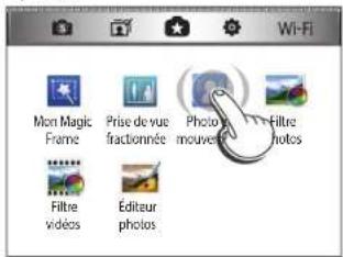 Mon Magic Frame Prise de vue fractionnée Photo mouver Filtre photos Filtre videos Édituir photos Wi-Fi