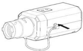 Hanwha PNB-A9001 - Branchement du connecteur de l'objet à diaphragme automatique - 1