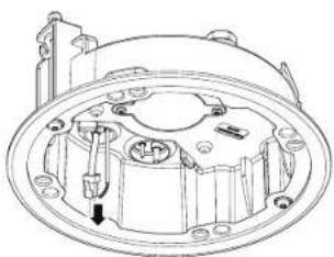 Hanwha PNB-A9001 - [Installation de cables LAN/d'alimentation] - 2