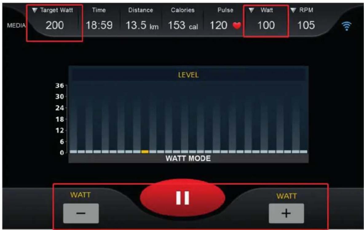 TAURUS X9.9 Touch - Programme basé sur les watts - 1