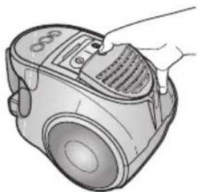 SAMSUNG SC8430 - CLEANING THE OUTLET FILTER - 1