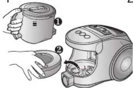 SAMSUNG SC8430 - 4-2 STOFFILTER REINIGEN - 1