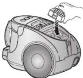 SAMSUNG SC8430 - CLEANING THE OUTLET FILTER - 4