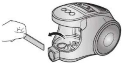 SAMSUNG SC8430 - CLEANING THE MOTOR PROTECTION FILTER - 2