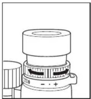 NIKON Monarch HG 10x30 - Diopter and diopter lock mechanism - 3
