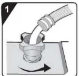 Frilec KOBLENZ8814WA - Nettoyage du filtre d'alimentation d'eau - 1