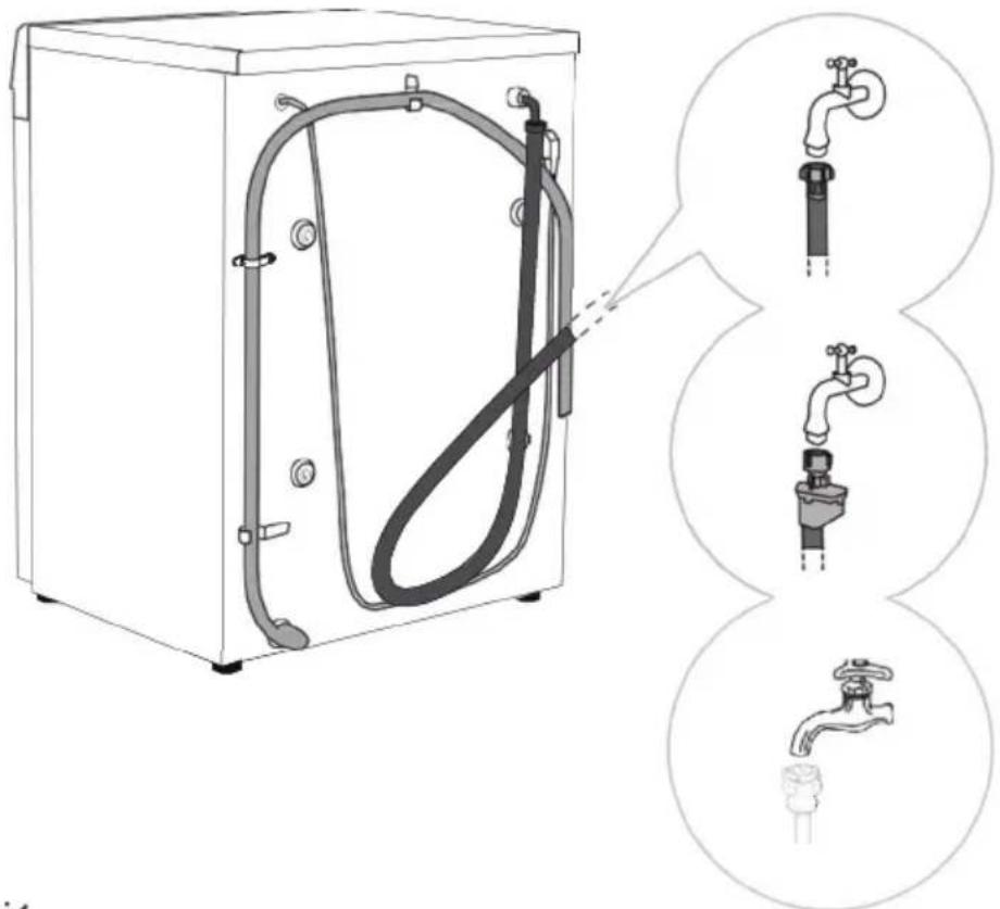 Frilec KOBLENZ8814WA - Raccordement à l'alimentation en eau - 1