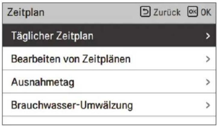 LG HM091MRS - Eingabe eines Zeitplans - 2