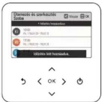 LG HM091MRS - Az új ütemezés hozzáadási szakaszainak a leírása - 4