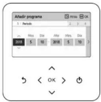 LG HM091MRS - La descripción de cada etapa en Agregue horario - 1