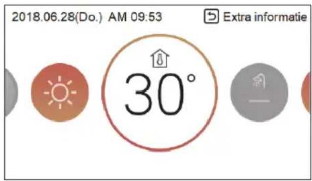 LG HM091MRS - Gewenste temperatuur instellen - 1