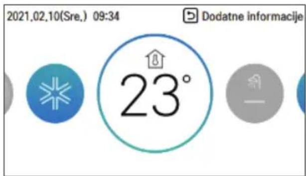 LG HM091MRS - Nadzorovanje želene temperature - 2