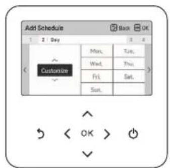 LG HM091MRS - Description of each stage in Add schedule - 2