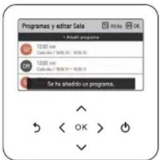 LG HM091MRS - La descripción de cada etapa en Agregue horario - 4
