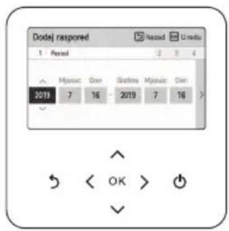LG HM091MRS - Opis svakog stadija u Dodaj raspored - 1