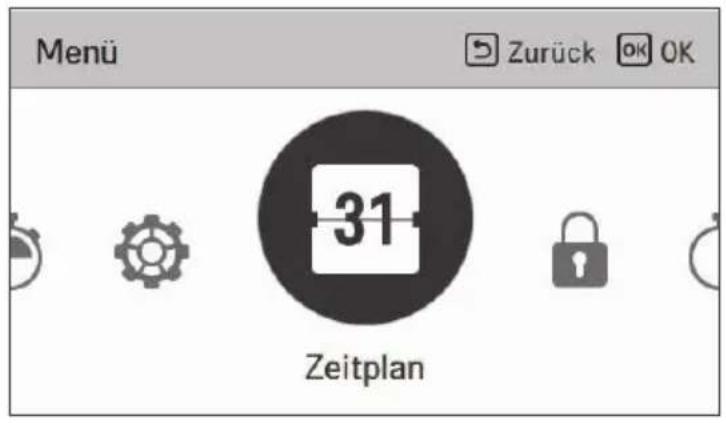 LG HM091MRS - Eingabe eines Zeitplans - 1