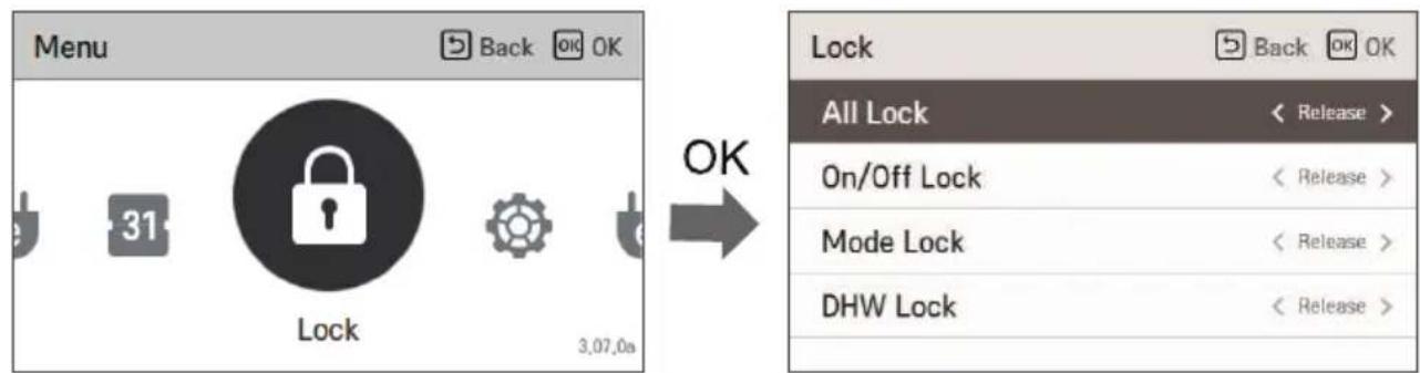 LG HM091MRS - How to enter Lock setting - 1