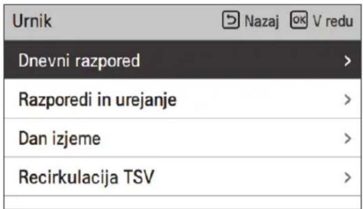 LG HM091MRS - Kako vnesti razpored - 2