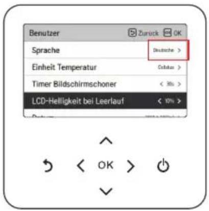 LG HM091MRS - Einstellungsbildschirm - 2