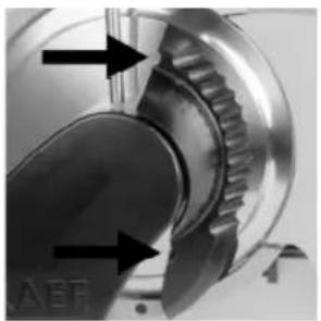 GRAEF Concept 25S - Removing the blade scraper - 1