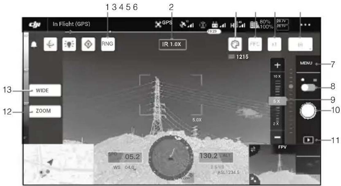 DJI Zenmuse H20 - DJI Pilot-App - 1