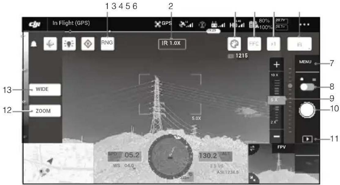 DJI Zenmuse H20 - DJI Pilot App - 1