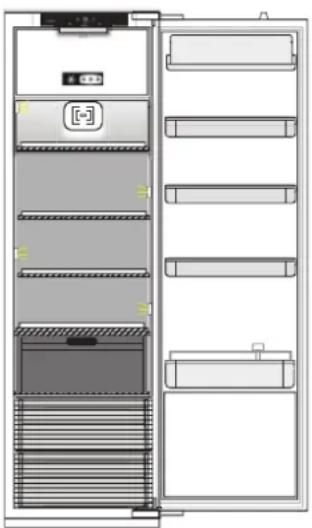 Atag KS33102B - How to store fresh food and beverages - 1