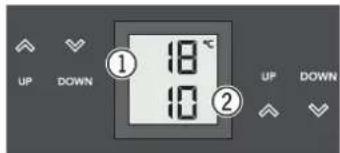 Atag KU8071K2 - Setting the temperature - 1