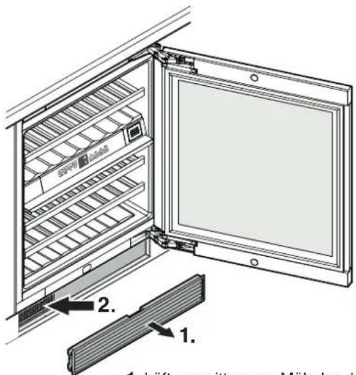Atag KU8071K2 - Staubfilter reinigen - 1