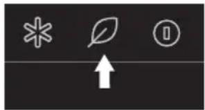 Atag KD85102CD - De ECO-functie in-/uitschakelen - 1