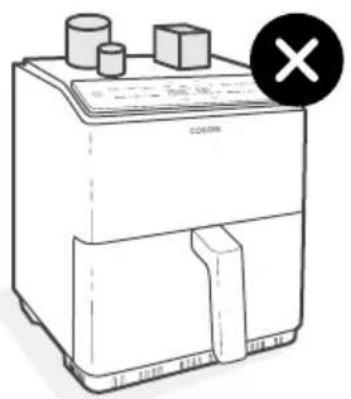 Cosori Dual Blaze CAF-P583S-KEUR - Remarque : - 1