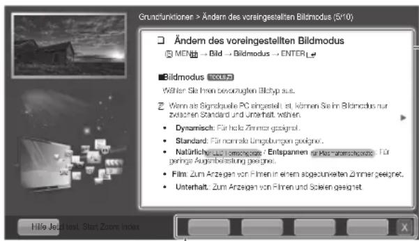 SAMSUNG UE55D6100SP - Anzeigen der Inhalte - 1